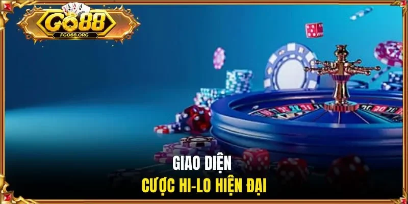 Giao diện cược Hi-Lo hiện đại