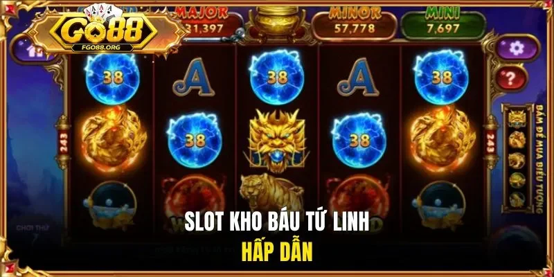 Slot kho báu tứ linh hấp dẫn
