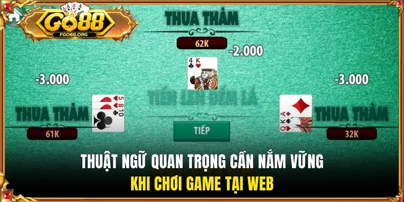 Thuật ngữ quan trọng cần nắm vững khi chơi game tại web